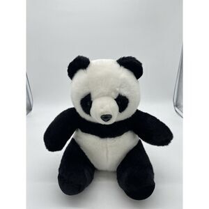 Vintage Its All Greek To Me Panda Bear Lovey 10" Soft Plush Stuffed Animal Doll